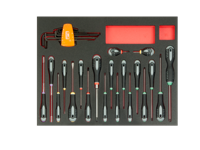 Bahco Foam 3/3 Schroevendraaiers 29-delig FF1A1006