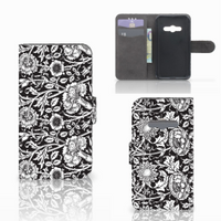 Samsung Galaxy Xcover 3 | Xcover 3 VE Hoesje Black Flowers