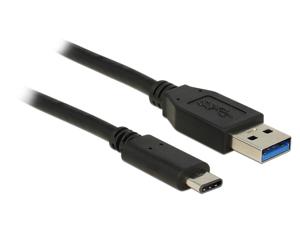 Delock 83870 SuperSpeed USB 10 Gbps (USB 3.2 Gen 2) Kabel Type-A naar USB Type-C 1 m