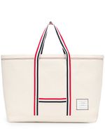 Thom Browne sac cabas Tool médium - Blanc