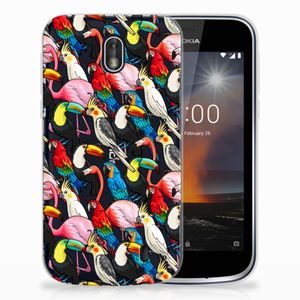 Nokia 1 TPU Hoesje Birds