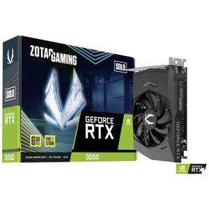 Zotac Nvidia GeForce RTX 3050 Videokaart SOLO 6 GB GDDR6-RAM PCIe x8 DisplayPort, HDMI