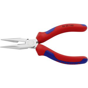 Knipex 25 05 140 Elektronica en fijnmechanica Platte rondbektang Recht 140 mm