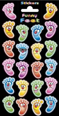 Funny Products stickervel Funny Feet Funny Products stickervel Funny Feet