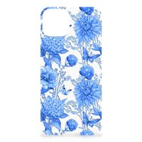 Case voor iPhone 15 Plus Flowers Blue