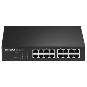 Edimax GS-1016 V2 netwerk-switch Managed Gigabit Ethernet (10/100/1000) Zwart