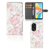 OPPO Reno8 T 5G Hoesje Lovely Flowers - thumbnail