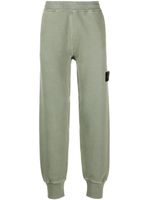 Stone Island pantalon de jogging à patch Compass - Vert - thumbnail