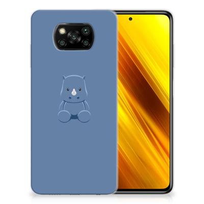 Xiaomi Poco X3 | Poco X3 Pro Telefoonhoesje met Naam Baby Rhino Xiaomi Poco X3 | Poco X3 Pro Telefoonhoesje met Naam Baby Rhino