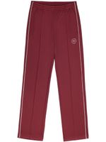 Sporty & Rich embroidered-logo track pants - Rouge