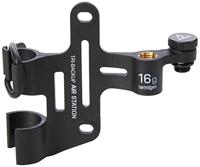 Topeak Tri-Backup Air Station Fietsaccessoires, uniseks, volwassenen, zwart, eenheidsmaat