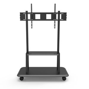 Techly ICA-TR31 flat panel vloer standaard Portable flat panel floor stand Zwart 2,79 m (110 )