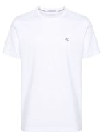 Calvin Klein Jeans t-shirt en coton à patch logo - Blanc - thumbnail