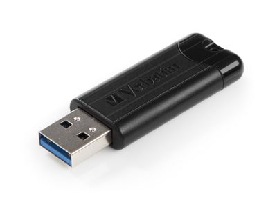Verbatim Pin Stripe 3.0 USB-stick 128 GB Zwart 49319 USB 3.2 Gen 1 (USB 3.0)