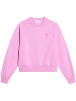 AMI Paris sweat à logo Ami de Coeur - Rose