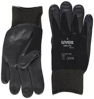 Uvex 60573 8 Unilite 6605 veiligheidshandschoen, Maat: 8, Zwart