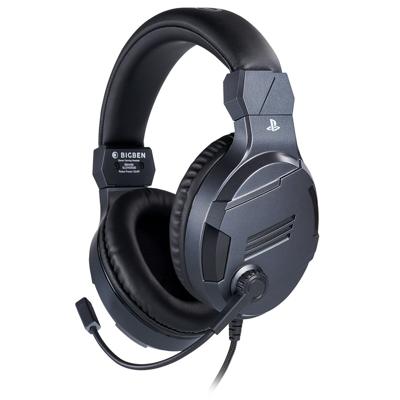 BIG BEN PS4OFHEADSETV3TITAN hoofdtelefoon/headset Hoofdband 3,5mm-connector Titanium