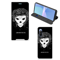 Mobiel BookCase Sony Xperia 10 III Skull Hair