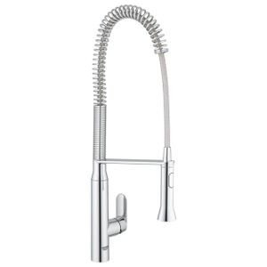 GROHE K7 Keukenkraan - hoog - 2 straalsoorten - met profesionele handdouche - chroom 32950000