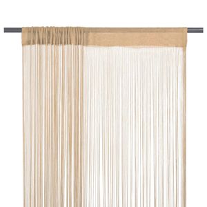 Draadgordijnen 140x250 cm beige 2 st