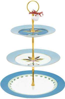 Pip Studio La Majorelle 17-21-26.5cm taartplateau Pip Studio La Majorelle 17-21-26.5cm taartplateau