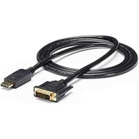StarTech.com 1,8 m DisplayPort naar DVI-kabel - DisplayPort naar DVI-kabel - DisplayPort-Monitorkabel - DP-kabel - DVI naar DisplayPort-Converter - 1920 x 1200 (DP2DVI2MM6)