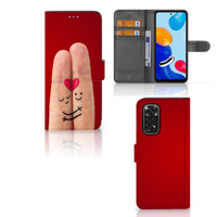 Xiaomi Redmi Note 11/11S Wallet Case met Pasjes Liefde - Origineel Romantisch Cadeau