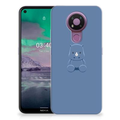 Nokia 3.4 Telefoonhoesje met Naam Baby Rhino