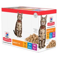 Hill&apos;s Adult Favourite Selection met kip, rund & zeevis nat kattenvoer multipack (85 g) 2 dozen (24 x 85 g) - thumbnail