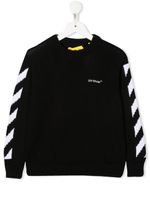 Off-White Kids sweat Rubber Arrow à col rond - Noir - thumbnail