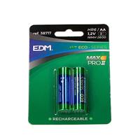 EDM 38717 oplaadbare batterij R-6 Aa 2600 mAh, blisterverpakking met 2 batterijen