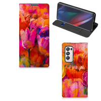 Bookcase OPPO Find X3 Neo Tulips