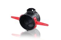 F-Tronic nagellappen voor inbouwdozen, inhoud: 50, rood, E104