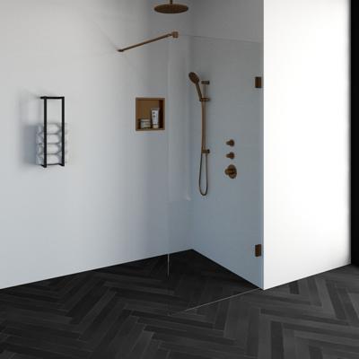 Sanituba Complete Profielloze Inloopdouche 90cm koper Sanituba Complete Profielloze Inloopdouche 90cm koper