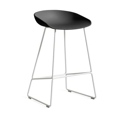 HAY About a Stool AAS 38 barkruk H65 White Soft Black