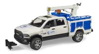 bruder RAM 2500 servicetruck met zwaailamp 02509 modelvoertuig 02509