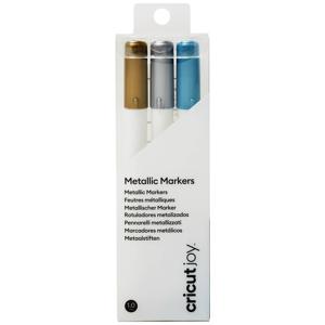 Cricut Joy Medium Point Markers Stiftset Goud, Zilver, Blauw