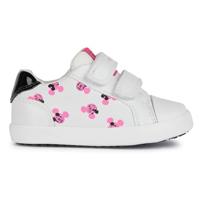 Geox B Kilwi Girl D Sneakers voor babymeisjes, wit/fluofuchsia, 21 EU, White Fluofuchsia, 21 EU