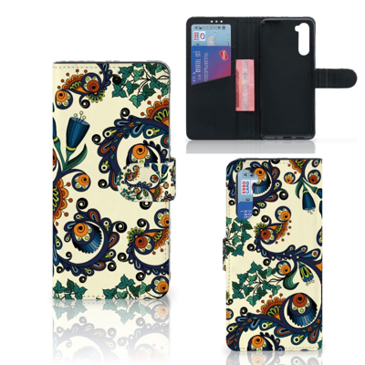 Wallet Case OnePlus Nord Barok Flower Wallet Case OnePlus Nord Barok Flower