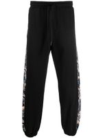 Versace Jeans Couture pantalon de jogging à fleurs - Noir