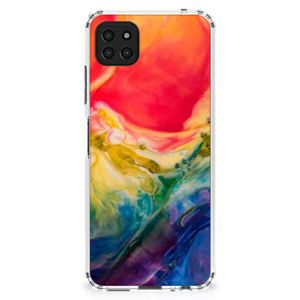 Back Cover Samsung Galaxy A22 5G Watercolor Dark