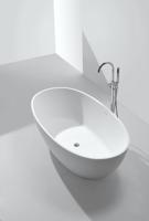 Saniclear Stilo vrijstaand bad solid surface mat wit 178x92x55cm