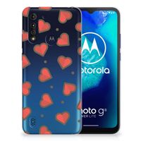 Motorola Moto G8 Power Lite TPU bumper Hearts - thumbnail