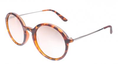 Mlook zonnebril unisex bruin met spiegellens (ml6665)