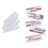 COLOP 156479 e-mark kunststof borden met perforatie 45 x 18 mm, voor bedrukking met het e-mark, 1 verpakking 20 stuks