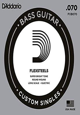 D'Addario FXB070 Flex Steel Bass enkele snaren 070 Long Scale