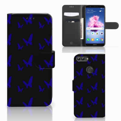 Huawei P Smart Telefoon Hoesje Vlinder Patroon
