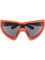 Moncler Eyewear lunettes de soleil Wrapid Shield - Orange