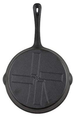 The Windmill koekenpan Skillet Regular 21 cm gietijzer zwart