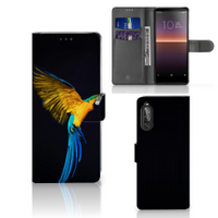 Sony Xperia 10 II Telefoonhoesje met Pasjes Papegaai